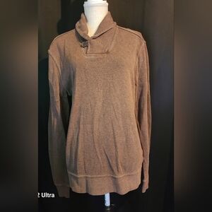 Mens Tommy Hilfiger Size Medium Brown Sweater
